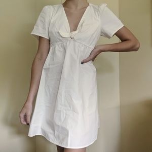 Madewell white cotton dress